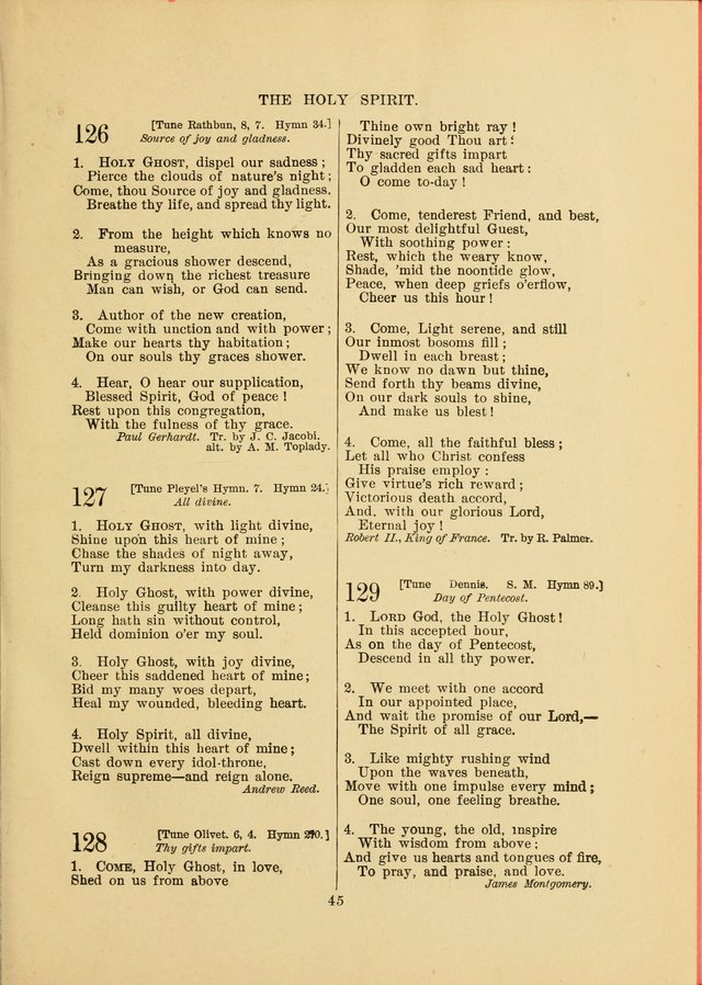 Sacred Hymns and Tunes: designed to be used by the Wesleyan Methodist Connection (or Church) of America page 45