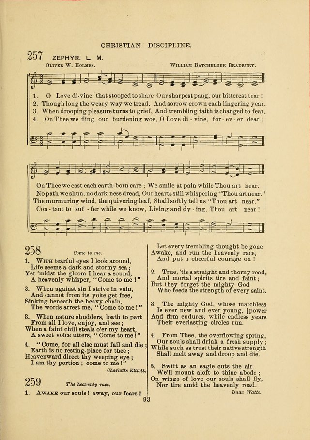Sacred Hymns and Tunes: designed to be used by the Wesleyan Methodist Connection (or Church) of America page 93