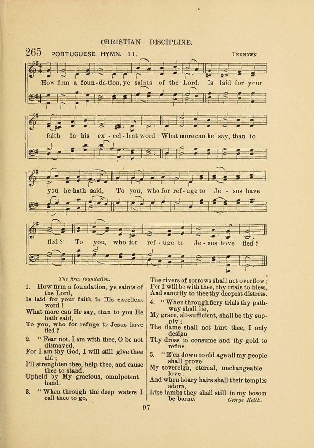 Sacred Hymns and Tunes: designed to be used by the Wesleyan Methodist Connection (or Church) of America page 97