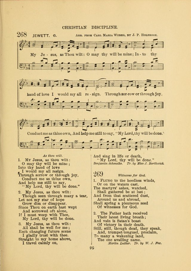 Sacred Hymns and Tunes: designed to be used by the Wesleyan Methodist Connection (or Church) of America page 99