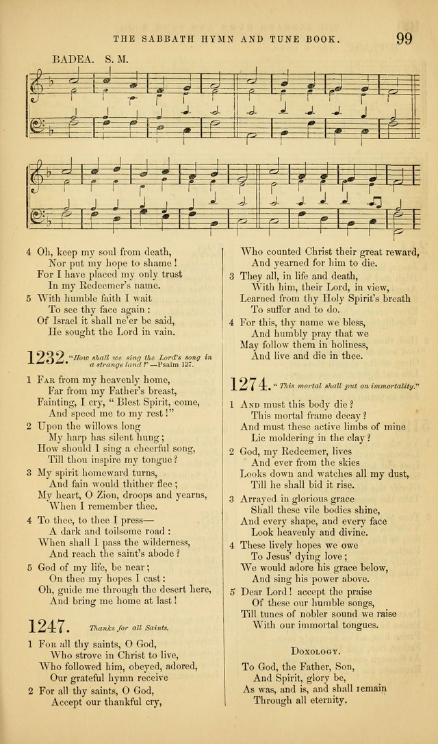 The Sabbath Hymn and Tune Book: for the service of song in the house of  the Lord page 101