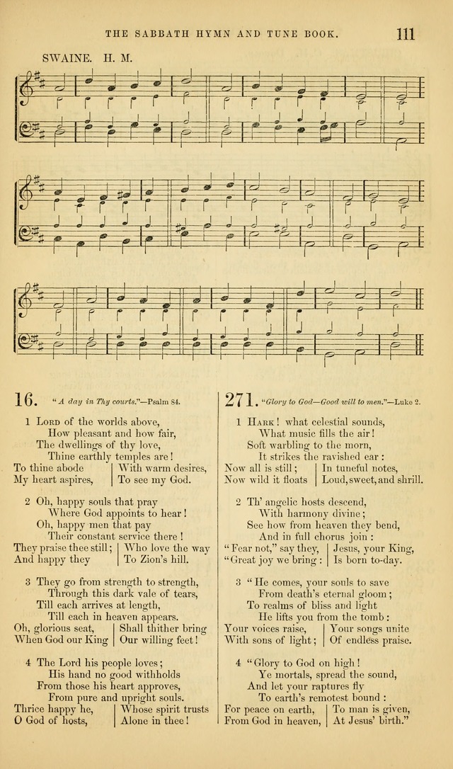The Sabbath Hymn and Tune Book: for the service of song in the house of  the Lord page 113