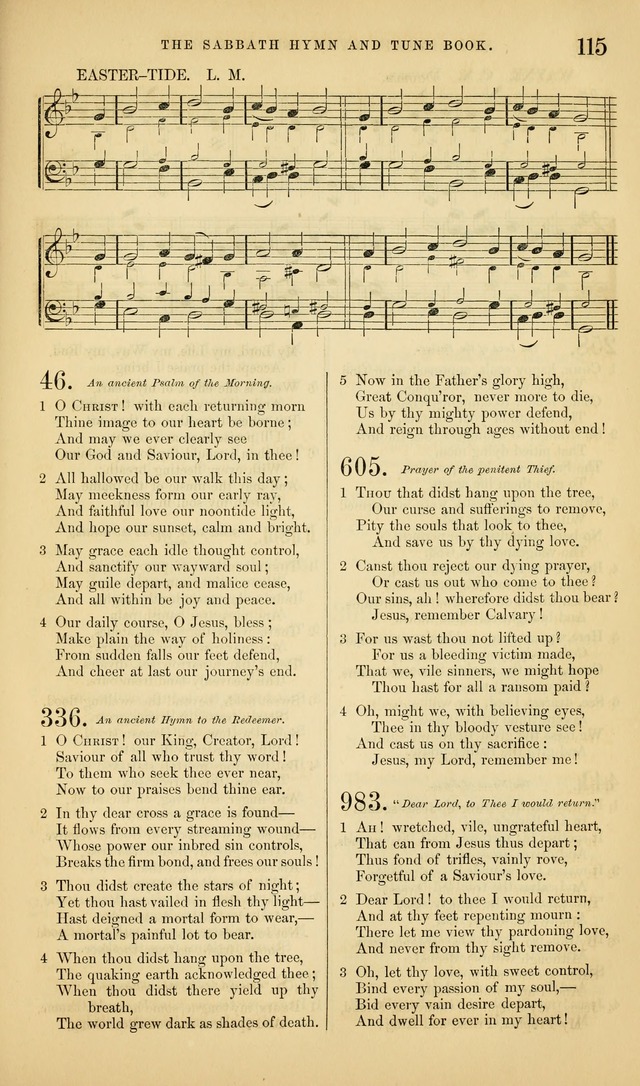 The Sabbath Hymn and Tune Book: for the service of song in the house of  the Lord page 117