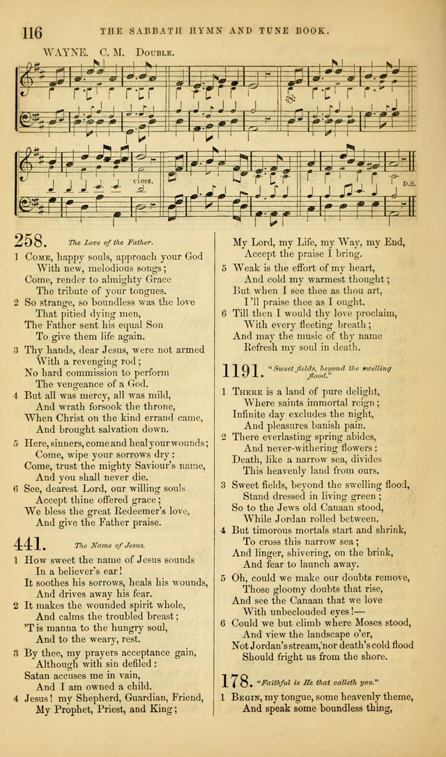 The Sabbath Hymn and Tune Book: for the service of song in the house of  the Lord page 118