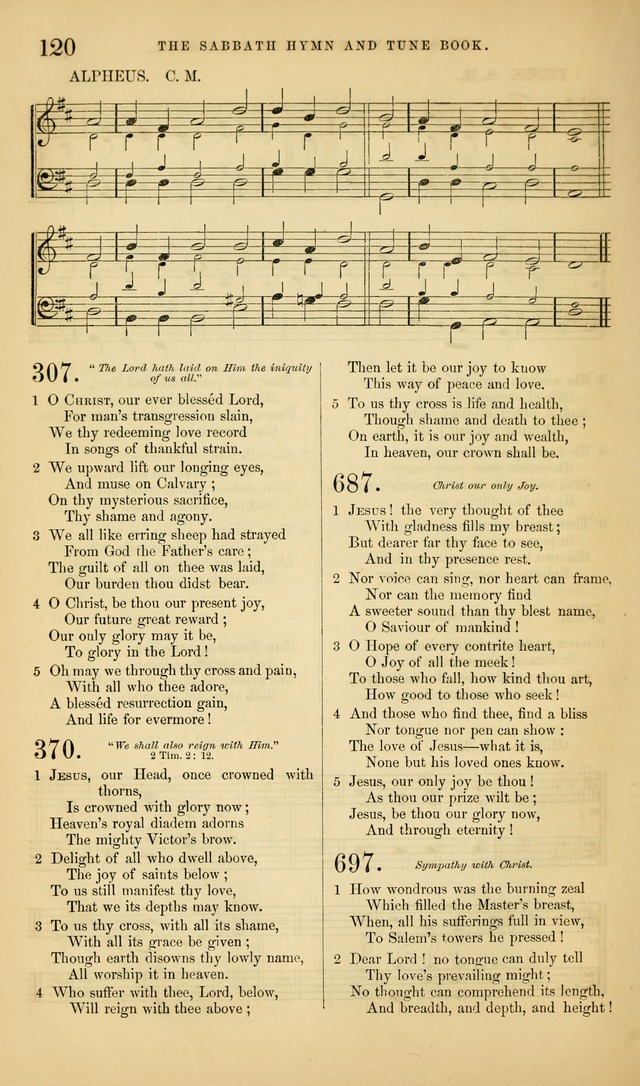 The Sabbath Hymn and Tune Book: for the service of song in the house of  the Lord page 122