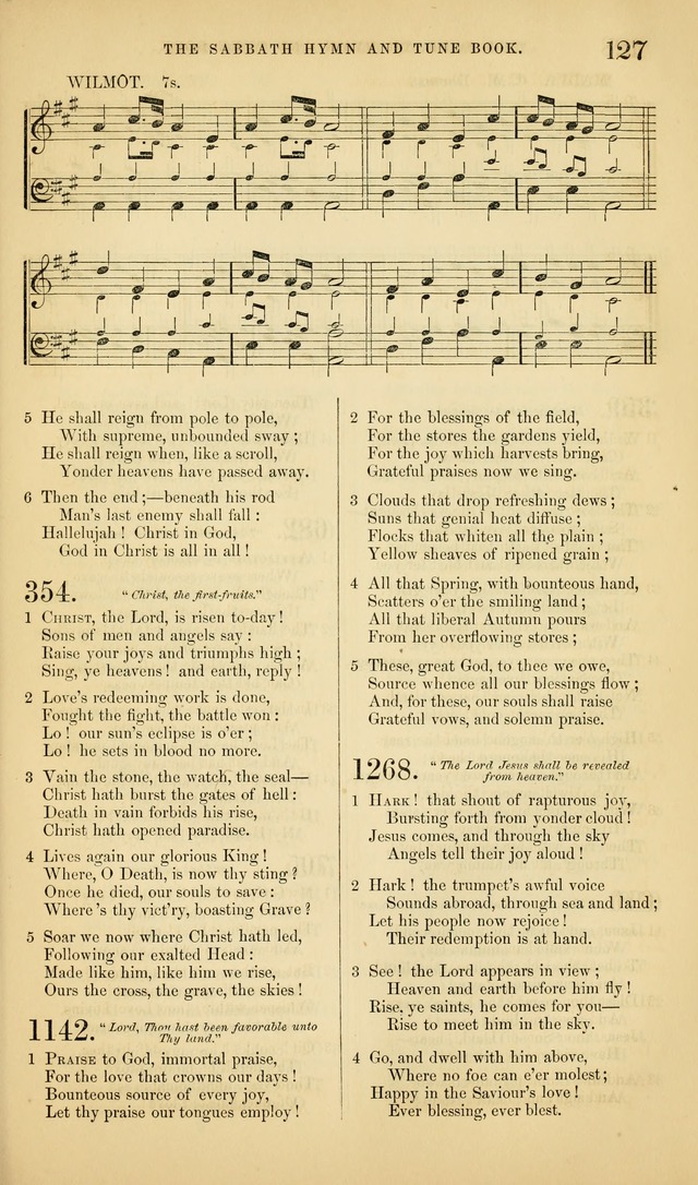The Sabbath Hymn and Tune Book: for the service of song in the house of  the Lord page 129