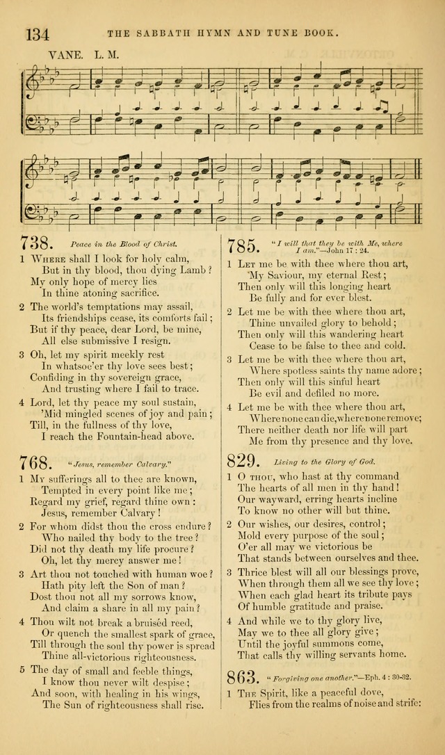 The Sabbath Hymn and Tune Book: for the service of song in the house of  the Lord page 136