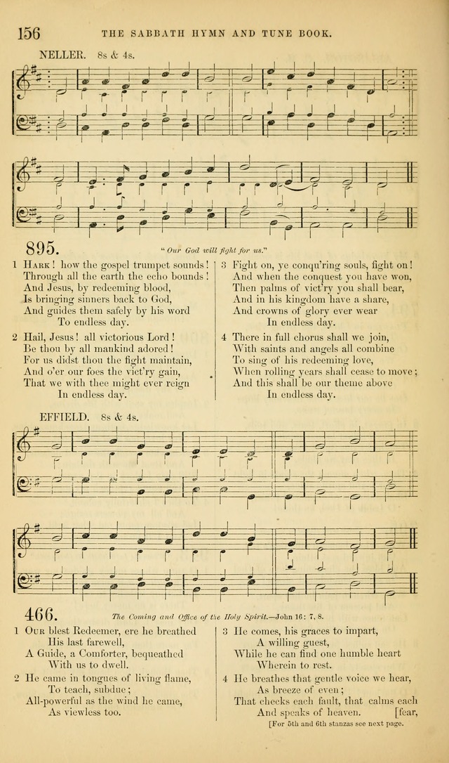 The Sabbath Hymn and Tune Book: for the service of song in the house of  the Lord page 158