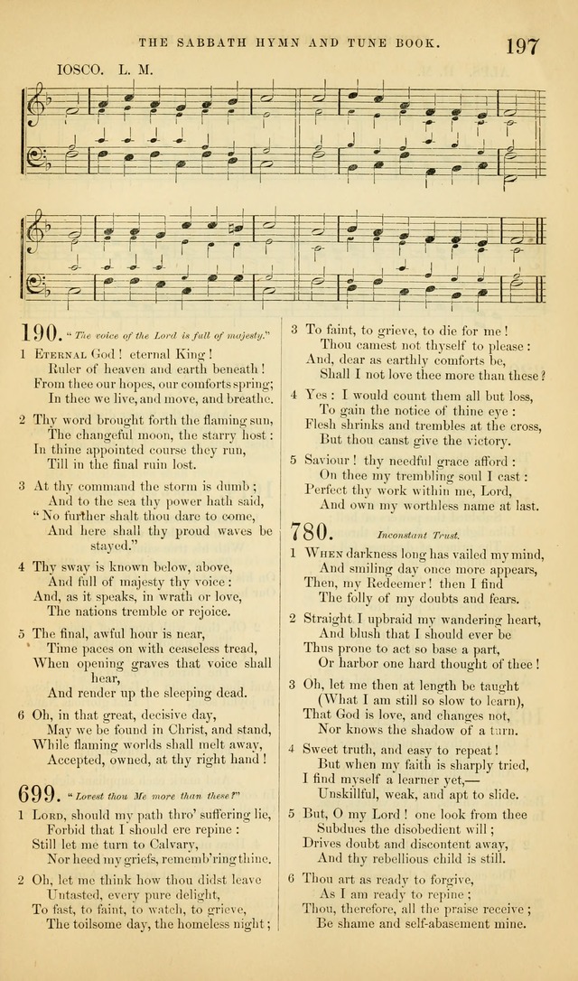The Sabbath Hymn and Tune Book: for the service of song in the house of  the Lord page 199