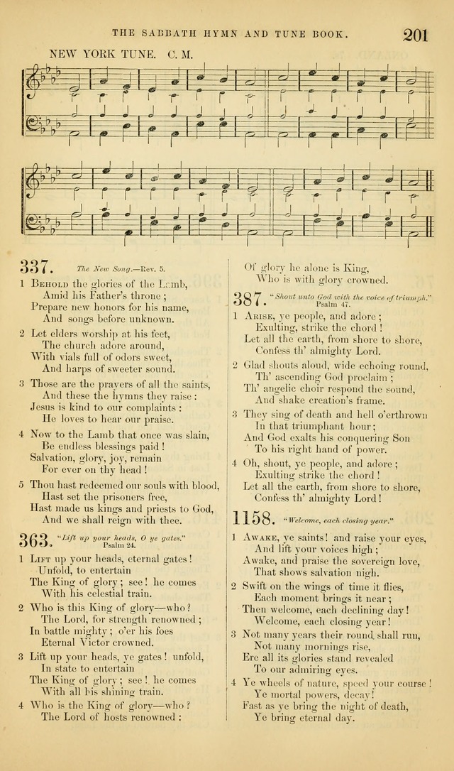 The Sabbath Hymn and Tune Book: for the service of song in the house of  the Lord page 203