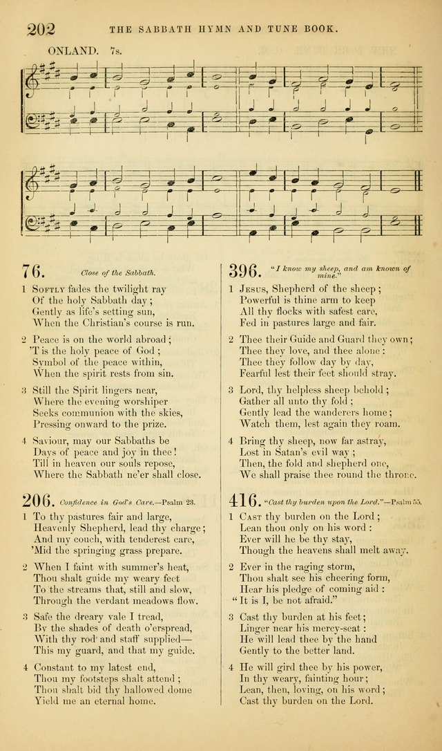 The Sabbath Hymn and Tune Book: for the service of song in the house of  the Lord page 204