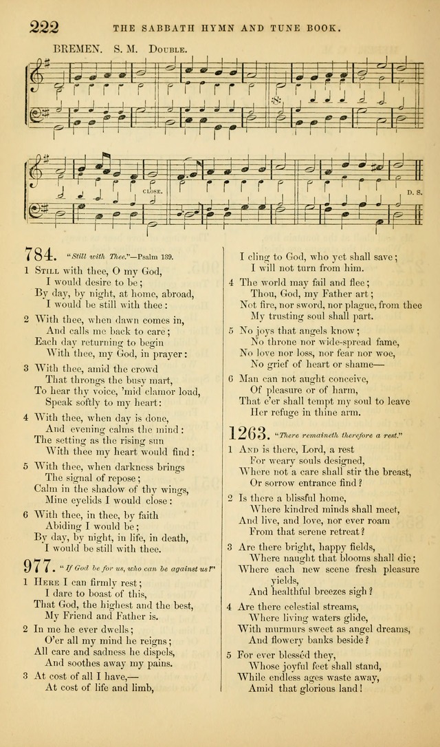 The Sabbath Hymn and Tune Book: for the service of song in the house of  the Lord page 224