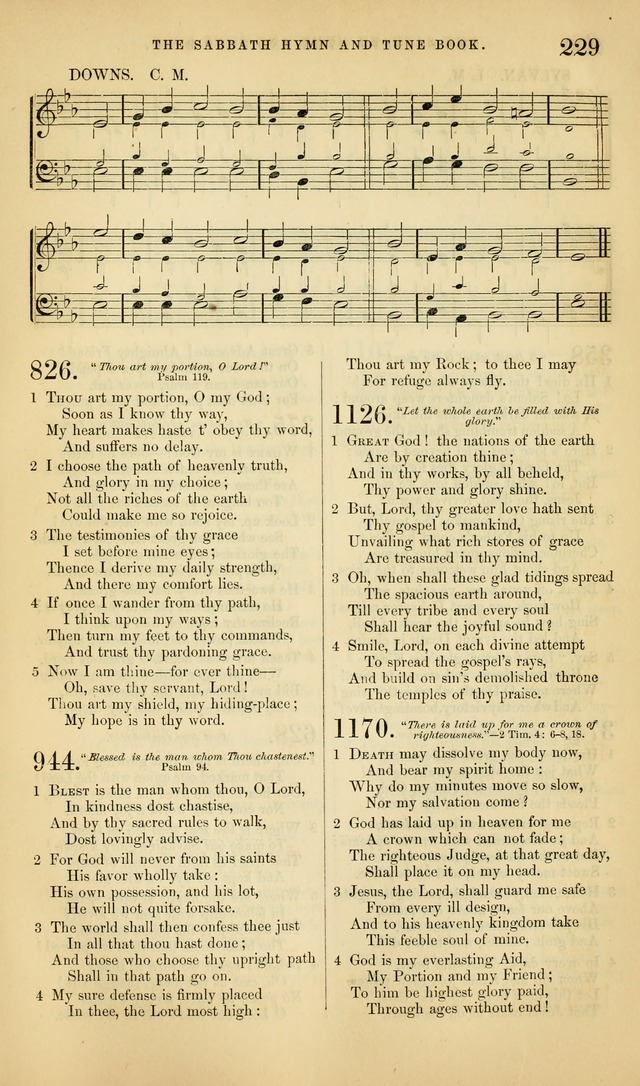 The Sabbath Hymn and Tune Book: for the service of song in the house of  the Lord page 231