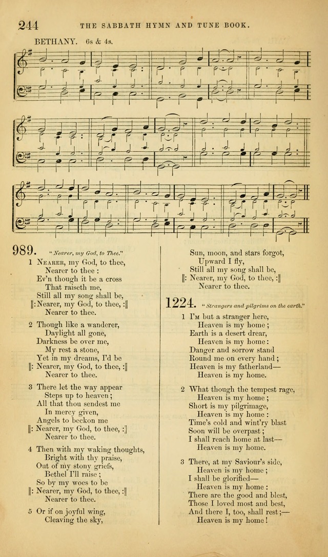 The Sabbath Hymn and Tune Book: for the service of song in the house of  the Lord page 246