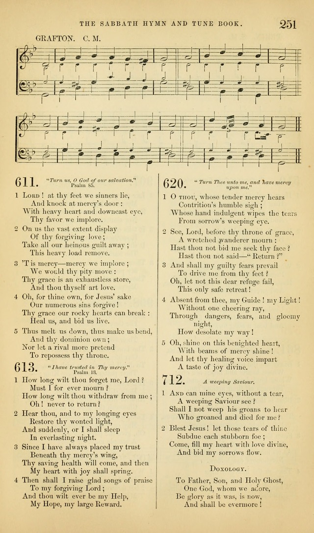 The Sabbath Hymn and Tune Book: for the service of song in the house of  the Lord page 253