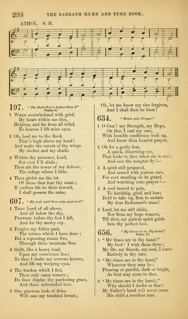 The Sabbath Hymn and Tune Book: for the service of song in the house of  the Lord page 300