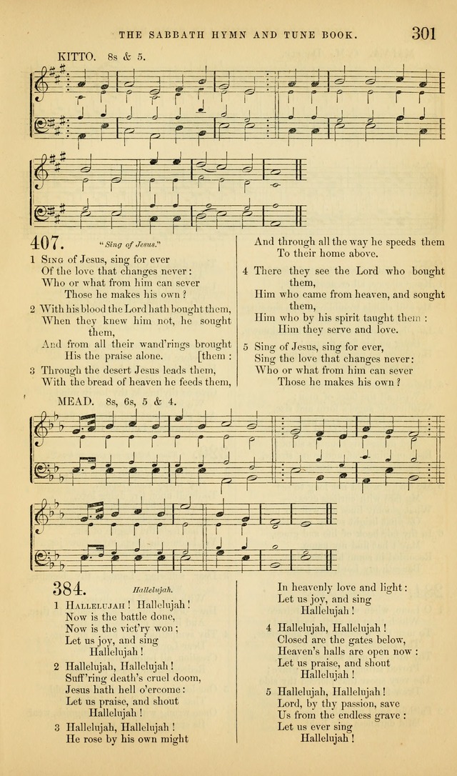 The Sabbath Hymn and Tune Book: for the service of song in the house of  the Lord page 303