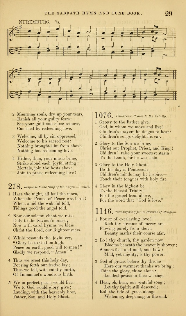 The Sabbath Hymn and Tune Book: for the service of song in the house of  the Lord page 31
