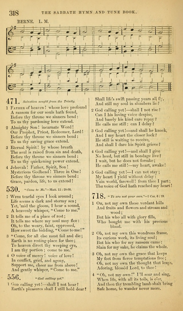 The Sabbath Hymn and Tune Book: for the service of song in the house of  the Lord page 320