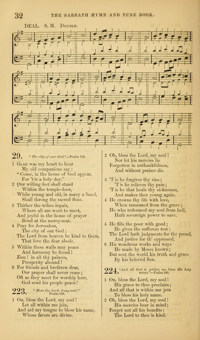 The Sabbath Hymn and Tune Book: for the service of song in the house of  the Lord page 34
