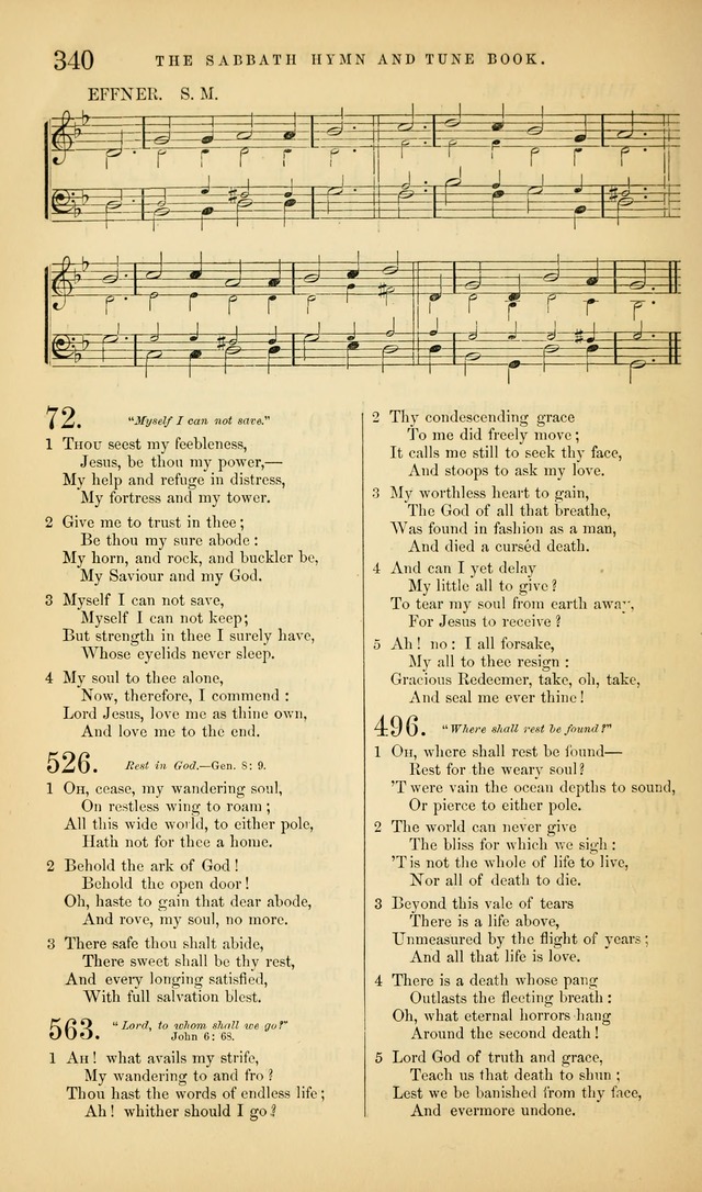 The Sabbath Hymn and Tune Book: for the service of song in the house of  the Lord page 342