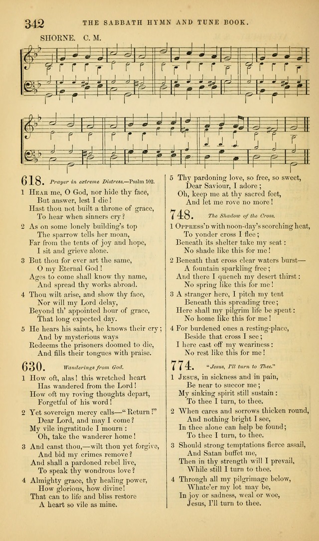 The Sabbath Hymn and Tune Book: for the service of song in the house of  the Lord page 344