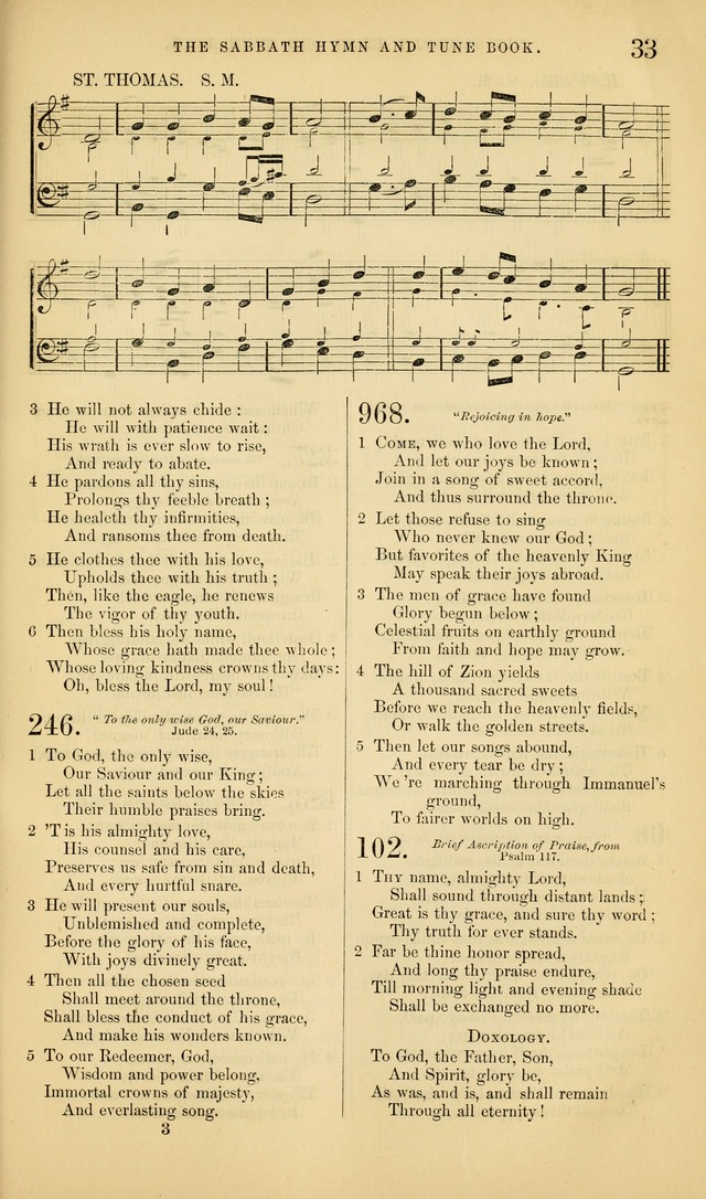 The Sabbath Hymn and Tune Book: for the service of song in the house of  the Lord page 35