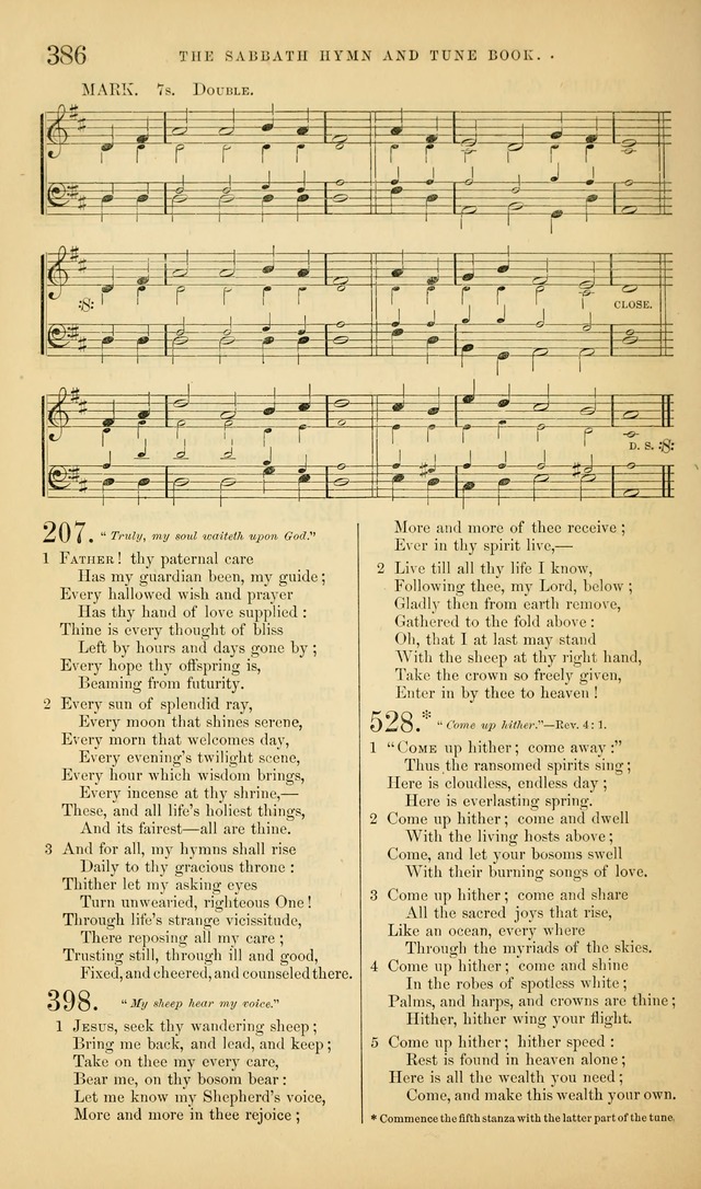 The Sabbath Hymn and Tune Book: for the service of song in the house of  the Lord page 388
