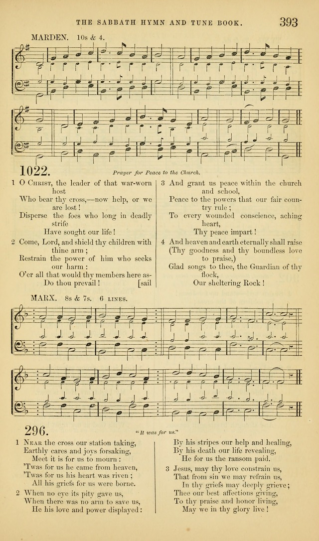 The Sabbath Hymn and Tune Book: for the service of song in the house of  the Lord page 395