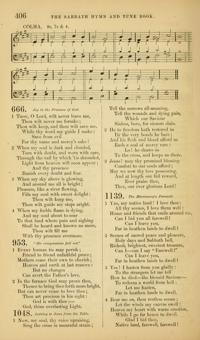 The Sabbath Hymn and Tune Book: for the service of song in the house of  the Lord page 408