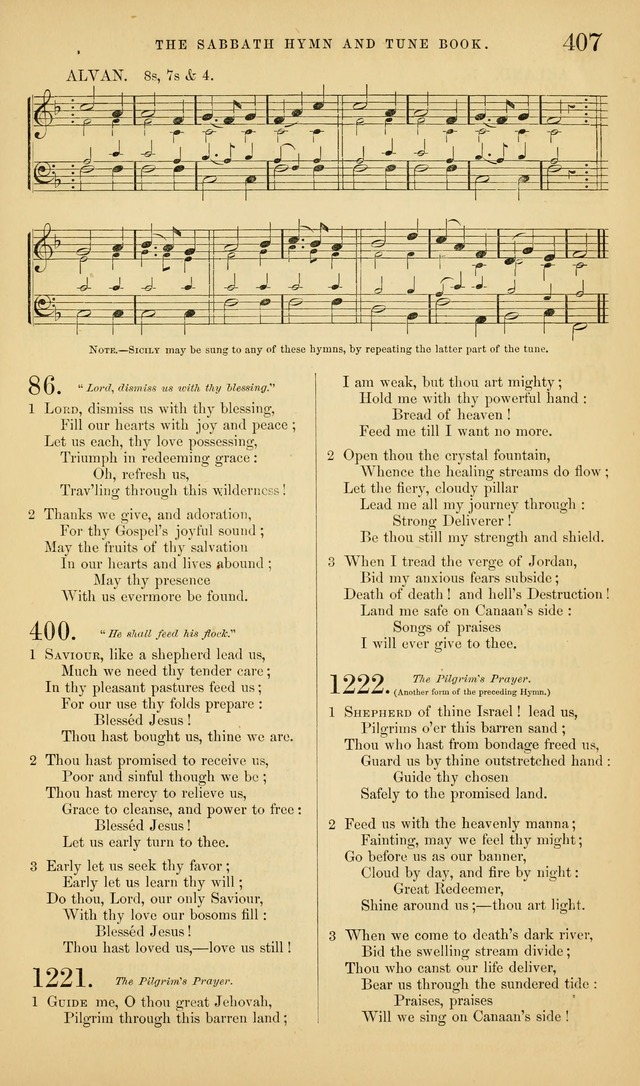 The Sabbath Hymn and Tune Book: for the service of song in the house of  the Lord page 409