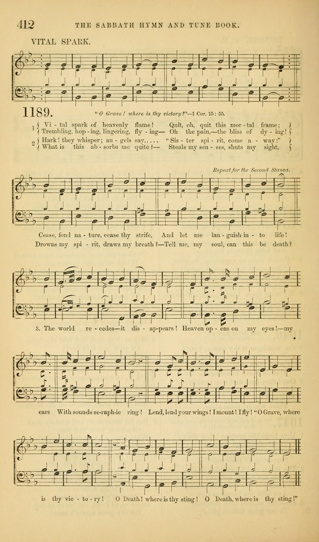 The Sabbath Hymn and Tune Book: for the service of song in the house of  the Lord page 414