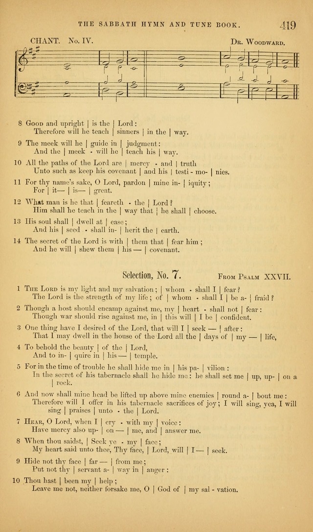 The Sabbath Hymn and Tune Book: for the service of song in the house of  the Lord page 421