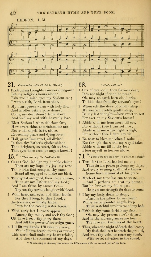 The Sabbath Hymn and Tune Book: for the service of song in the house of  the Lord page 44