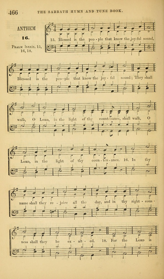The Sabbath Hymn and Tune Book: for the service of song in the house of  the Lord page 468