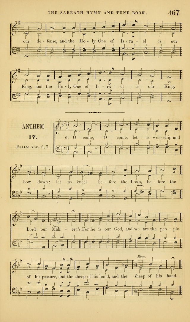 The Sabbath Hymn and Tune Book: for the service of song in the house of  the Lord page 469