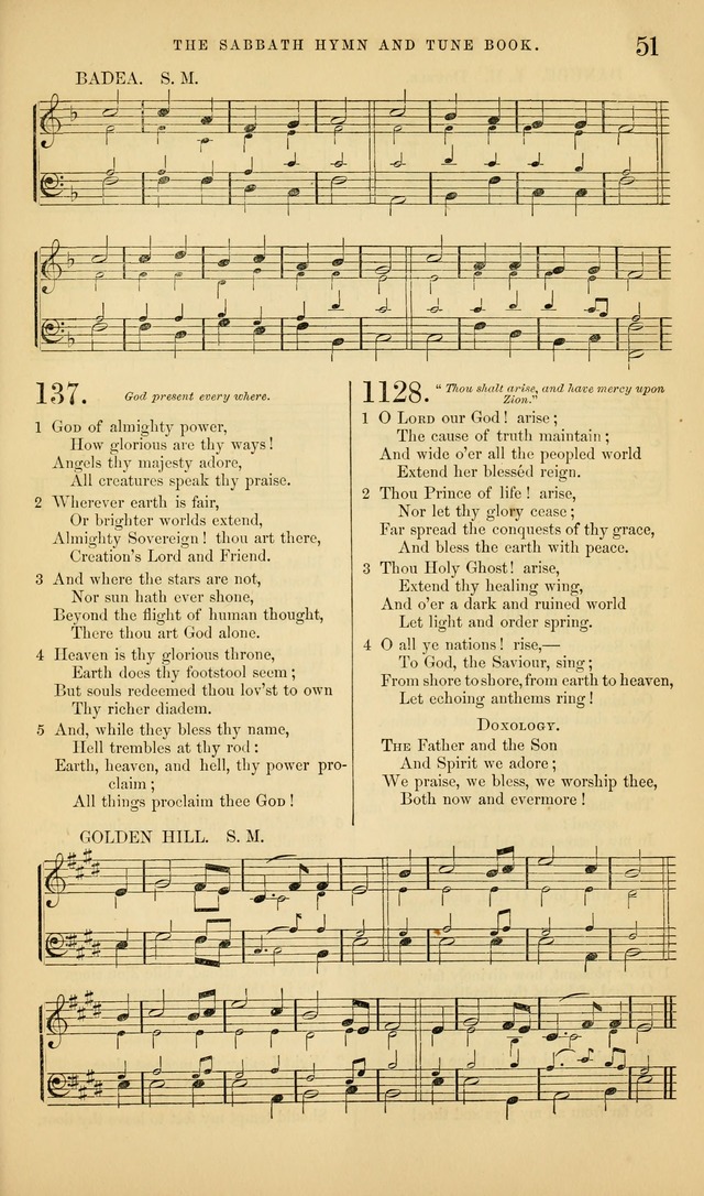 The Sabbath Hymn and Tune Book: for the service of song in the house of  the Lord page 53