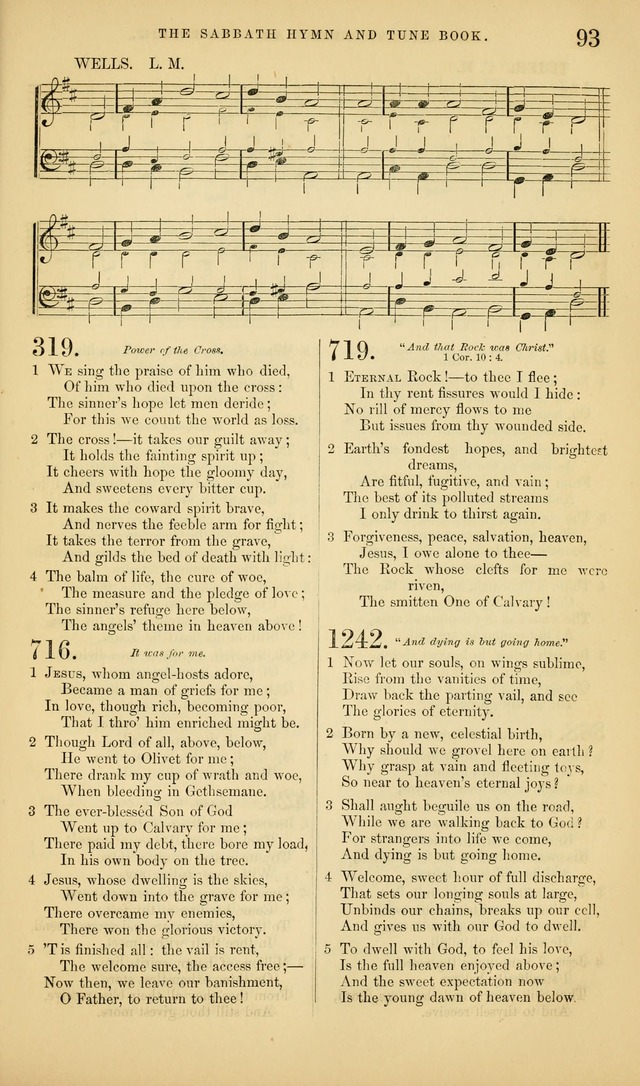 The Sabbath Hymn and Tune Book: for the service of song in the house of  the Lord page 95