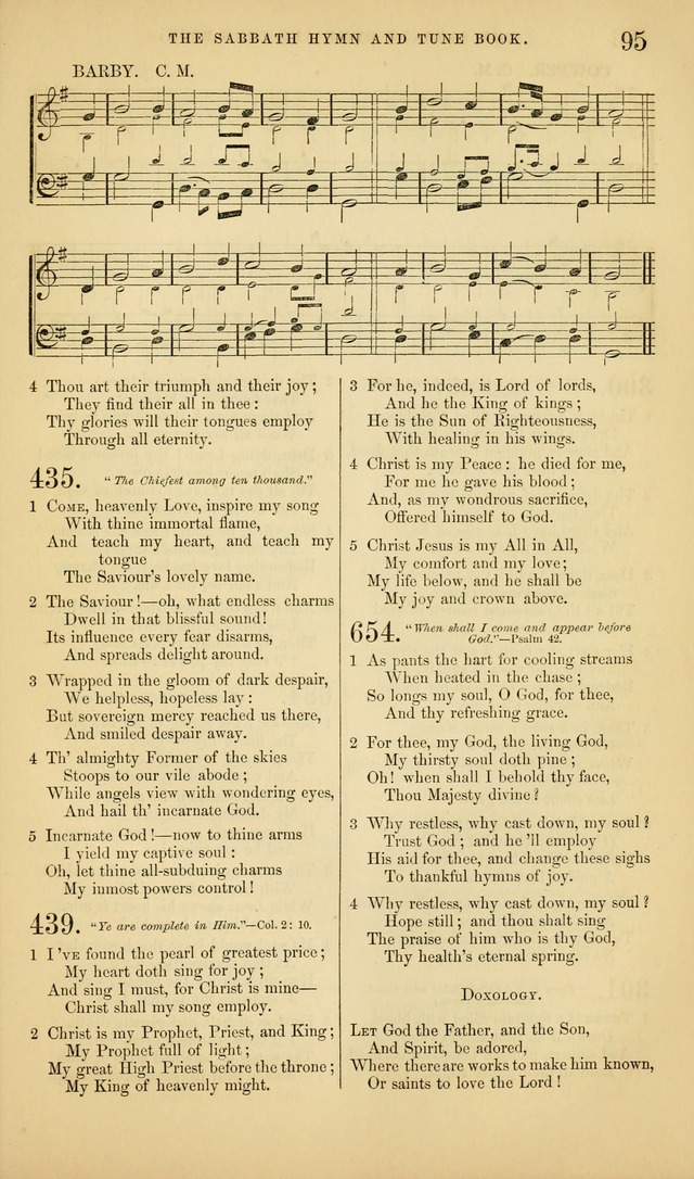 The Sabbath Hymn and Tune Book: for the service of song in the house of  the Lord page 97