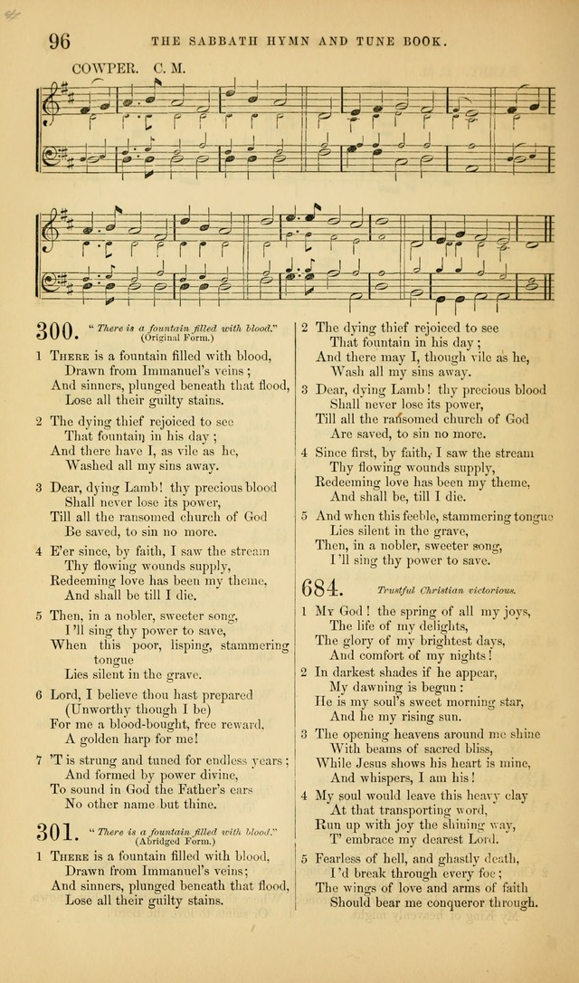 The Sabbath Hymn and Tune Book: for the service of song in the house of  the Lord page 98