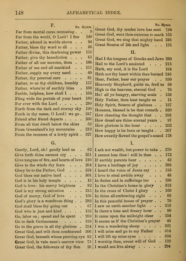 Social Hymns and Tunes, for the Conference and Prayer Meeting, and the Home with services and prayers page 144
