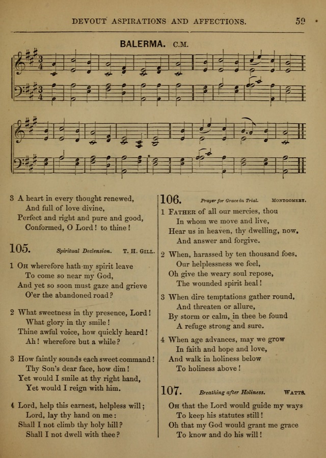 Social Hymns and Tunes, for the Conference and Prayer Meeting, and the Home with services and prayers page 55