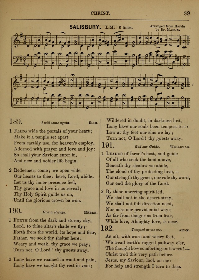 Social Hymns and Tunes, for the Conference and Prayer Meeting, and the Home with services and prayers page 85