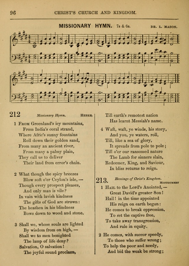 Social Hymns and Tunes, for the Conference and Prayer Meeting, and the Home with services and prayers page 92