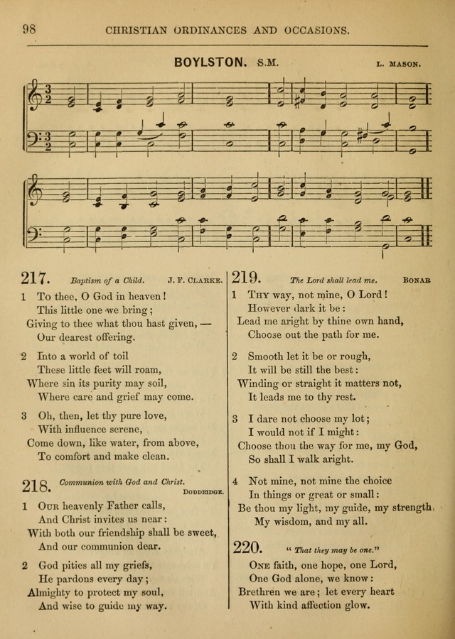 Social Hymns and Tunes, for the Conference and Prayer Meeting, and the Home with services and prayers page 94