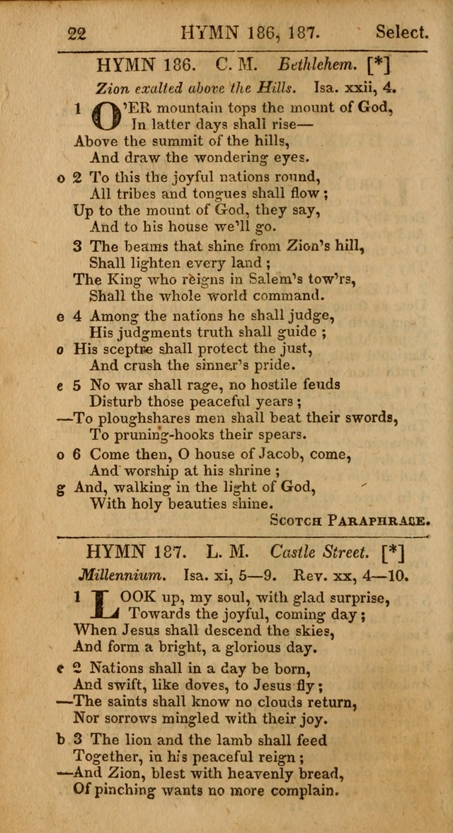 Select Hymns: the third part of Christian Psalmody; with directions for musical expression (Stereotype ed.) page 122