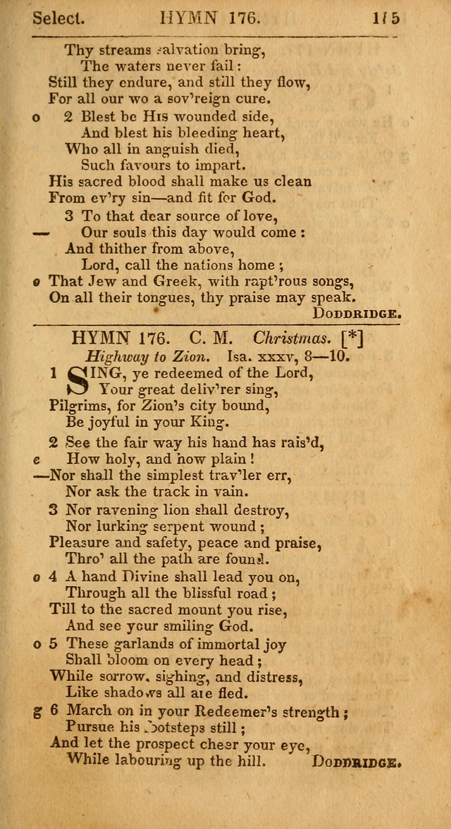 Select Hymns, The Third Part of Christian Psalmody. 3rd ed. page 115