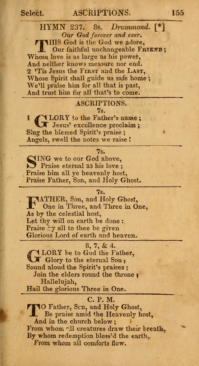 Select Hymns, The Third Part of Christian Psalmody. 3rd ed. page 155