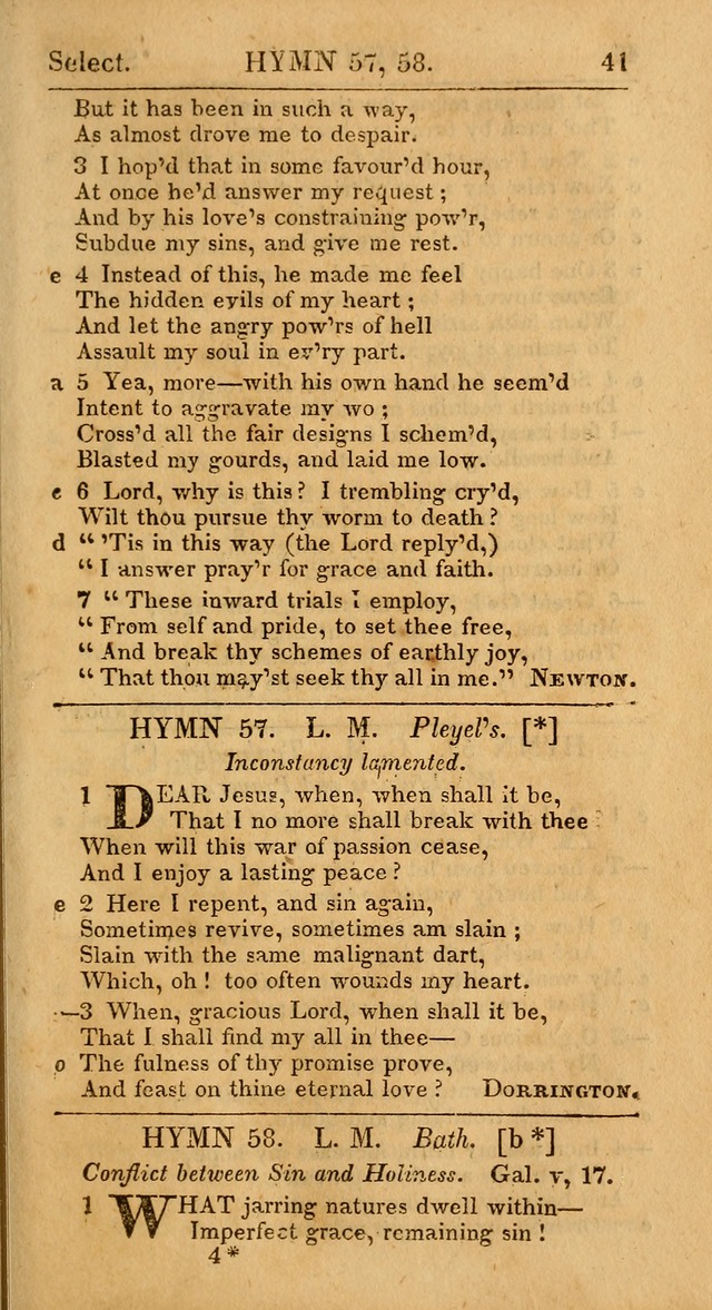 Select Hymns, The Third Part of Christian Psalmody. 3rd ed. page 41