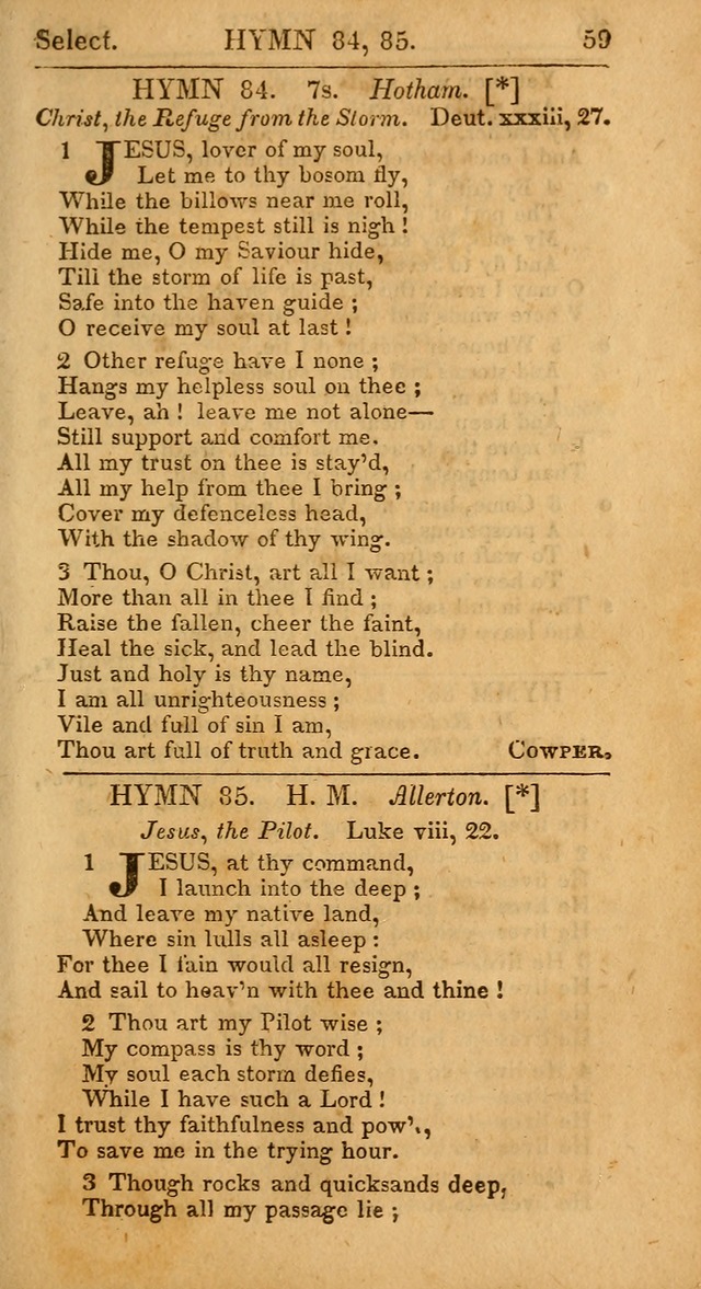 Select Hymns, The Third Part of Christian Psalmody. 3rd ed. page 59